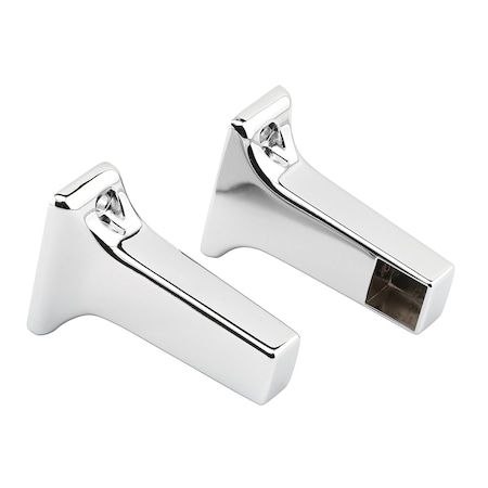 Prime-Line Towel Bar Mounting Brackets, 3/4 in., Diecast Construction, Chrome 1 Set MP59009